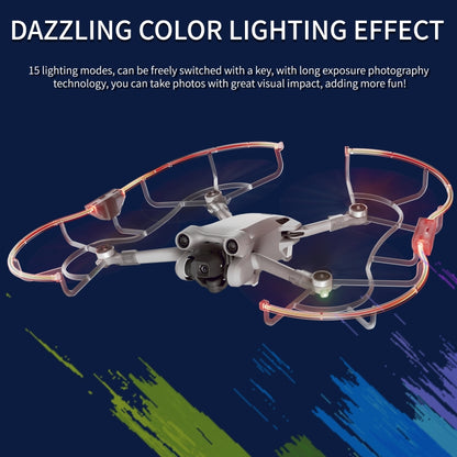 For DJI Mini 3 / Mini 3 Pro STARTRC Drone LED Propeller Protective Guard Anti-collision Ring (Transparent) - Others by STARTRC | Online Shopping South Africa | PMC Jewellery | Buy Now Pay Later Mobicred