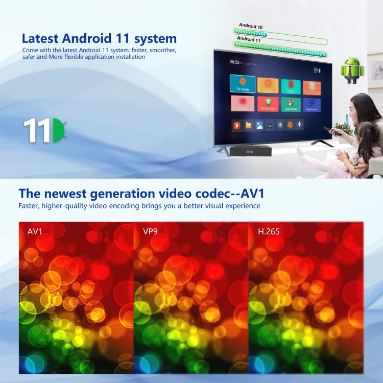 Tanix X4 Android 11 Smart TV Box, Amlogic S905X4 Quad Core, 4GB+32GB, Dual Wifi, BT(US Plug) - Amlogic S905 by PMC TechLife | Online Shopping South Africa | PMC TechLife | Buy Now Pay Later Mobicred