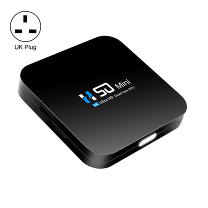 H50 Mini 4K Smart Network TV Box, Android 10.0, RK3318 Quad Core, 2GB+32GB, UK Plug - RK3318 by PMC Jewellery | Online Shopping South Africa | PMC Jewellery | Buy Now Pay Later Mobicred