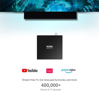 MECOOL KT1 DVB S2 Android 10.0 Smart TV Set Top Box, Amlogic S905X4-B Quad Core ARM Cortex-A55, 2GB+16GB, Dual Band WiFi, Bluetooth(UK Plug) - Amlogic S905 by MECOOL | Online Shopping South Africa | PMC Jewellery | Buy Now Pay Later Mobicred