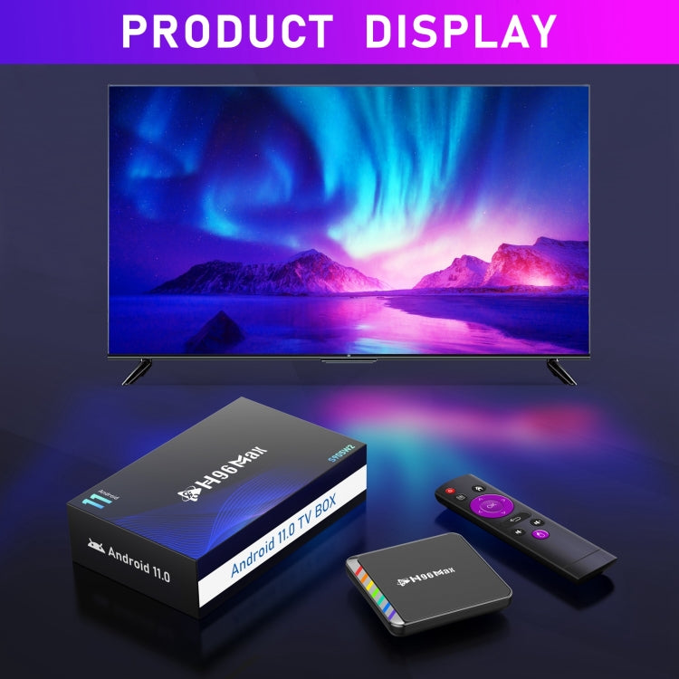 H96 Max W2 4K Ultra HD Android 11.0 Smart TV Box with Remote Control, Amlogic S905W2 Quad-Core, 2GB+16GB(AU Plug) - Amlogic S905 by PMC Jewellery | Online Shopping South Africa | PMC Jewellery | Buy Now Pay Later Mobicred