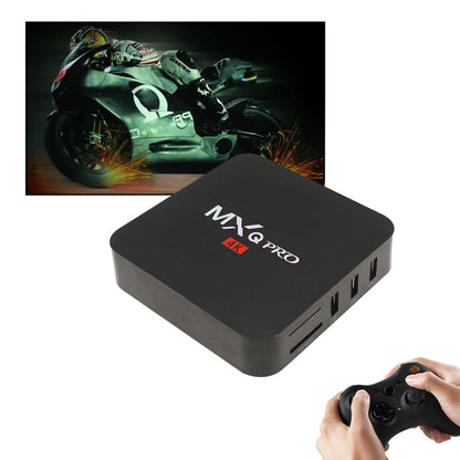 MXQ PROi 1080P 4K HD Smart TV BOX with Remote Controller, Android 7.1 S905W Quad Core Cortex-A53 Up to 2GHz, RAM: 1GB, ROM: 8GB, Support WiFi - Amlogic S905 by PMC Jewellery | Online Shopping South Africa | PMC Jewellery | Buy Now Pay Later Mobicred