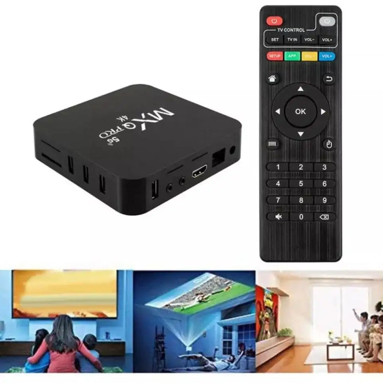 MXQ Pro 4K TV Box Rockchip RK3228A Quad Core CPU Android 7.1, 1GB+8GB wtih Remote Control, EU Plug - RK3228A by PMC Jewellery | Online Shopping South Africa | PMC Jewellery | Buy Now Pay Later Mobicred