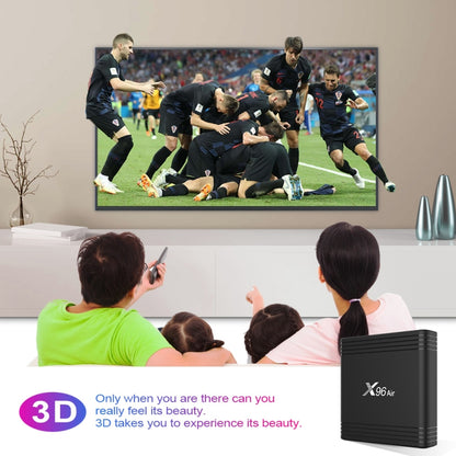 X96 Air 8K Smart TV BOX Android 9.0 Media Player with Remote Control, Quad-core Amlogic S905X3, RAM: 4GB, ROM: 32GB, Dual Band WiFi, Bluetooth, AU Plug - Amlogic S905 by PMC Jewellery | Online Shopping South Africa | PMC Jewellery | Buy Now Pay Later Mobicred