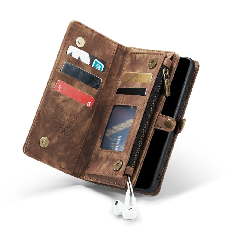 CaseFor Samsung Galaxy A70 CaseMe-008 Detachable Multifunctional Flip Leather Phone Case(Brown) - Galaxy Phone Cases by CaseMe | Online Shopping South Africa | PMC Jewellery | Buy Now Pay Later Mobicred