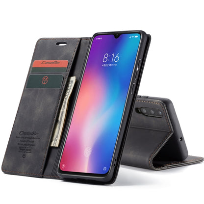 CaseMe-013 Multifunctional Horizontal Flip Leather Case with Card Slot & Holder for Xiaomi 9(Black) - Xiaomi Cases by CaseMe | Online Shopping South Africa | PMC Jewellery | Buy Now Pay Later Mobicred