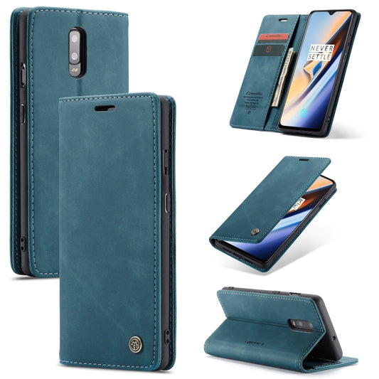 CaseMe-013 Multifunctional Horizontal Flip Leather Case with Card Slot & Holder for Galaxy M10(Blue) - Galaxy Phone Cases by CaseMe | Online Shopping South Africa | PMC Jewellery | Buy Now Pay Later Mobicred