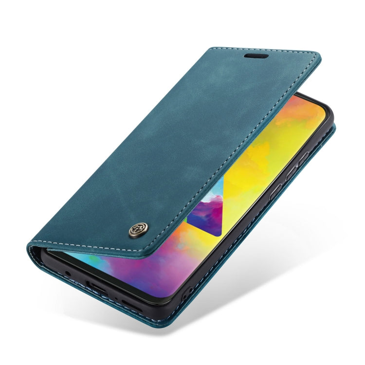 CaseMe-013 Multifunctional Horizontal Flip Leather Case with Card Slot & Holder for Galaxy M20(Blue) - Galaxy Phone Cases by CaseMe | Online Shopping South Africa | PMC Jewellery | Buy Now Pay Later Mobicred