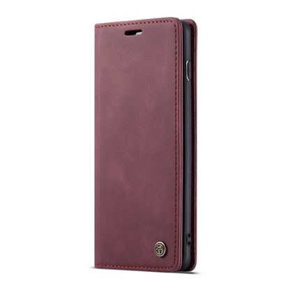 CaseMe-013 Multifunctional Horizontal Flip Leather Case with Card Slot & Holder for Galaxy S10 5G(Wine Red) - Galaxy Phone Cases by CaseMe | Online Shopping South Africa | PMC Jewellery | Buy Now Pay Later Mobicred