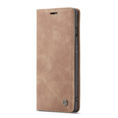 CaseMe-013 Multi-functional Retro Frosted Horizontal Flip Leather Case with Card Slot & Holder & Wallet For OnePlus 7(Brown) - OnePlus Cases by CaseMe | Online Shopping South Africa | PMC Jewellery | Buy Now Pay Later Mobicred