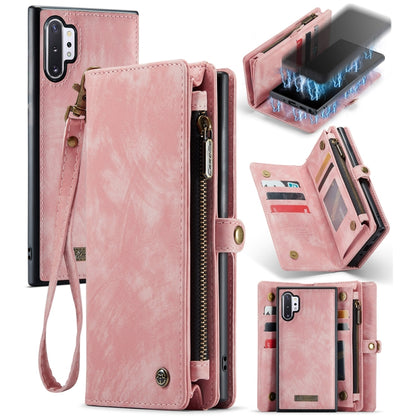 For Samsung Galaxy Note10+ CaseMe-008 Detachable Multifunctional Flip Leather Phone Case(Pink) - Galaxy Phone Cases by CaseMe | Online Shopping South Africa | PMC Jewellery | Buy Now Pay Later Mobicred