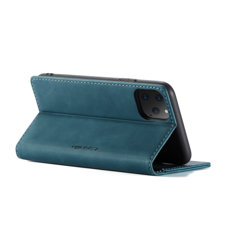 CaseMe-013 Multifunctional Horizontal Flip Leather Case with Card Slot & Holder & Wallet for iPhone 11 Pro Max(Blue) - iPhone 11 Pro Max Cases by CaseMe | Online Shopping South Africa | PMC Jewellery | Buy Now Pay Later Mobicred