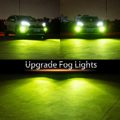 9006 2 PCS DC12-24V / 10.5W Car Fog Lights with 24LEDs SMD-3030 & Constant Current, Box Packaging(Lime Light) - Fog / Driving Lights by PMC Jewellery | Online Shopping South Africa | PMC Jewellery | Buy Now Pay Later Mobicred