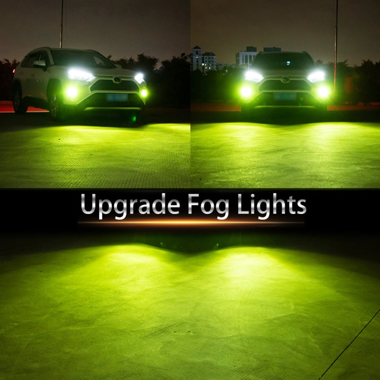 9005 2 PCS DC12-24V / 8.6W Car Fog Lights with 24LEDs SMD-3030 & Constant Current, Bag Packagin(Lime Light) - Fog / Driving Lights by PMC Jewellery | Online Shopping South Africa | PMC Jewellery | Buy Now Pay Later Mobicred