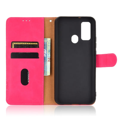 For DOOGEE N30 Solid Color Skin Feel Magnetic Buckle Horizontal Flip Calf Texture PU Leather Case with Holder & Card Slots & Wallet(Rose Red) - More Brand by PMC Jewellery | Online Shopping South Africa | PMC Jewellery | Buy Now Pay Later Mobicred