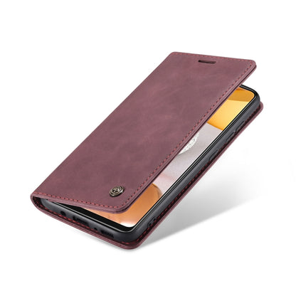 For Samsung Galaxy A42 5G CaseMe-013 Multifunctional Retro Frosted Horizontal Flip Leather Case with Card Slot & Holder & Wallet(Wine Red) - Galaxy Phone Cases by CaseMe | Online Shopping South Africa | PMC Jewellery | Buy Now Pay Later Mobicred