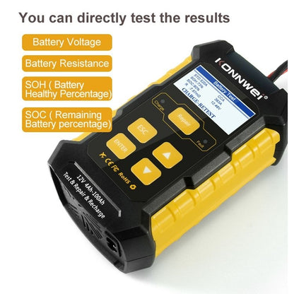 KONNWEI KW510 3 in 1 Car Battery Tester / Charger / Repairer, Support 8 Languages (EU Plug) - Code Readers & Scan Tools by KONNWEI | Online Shopping South Africa | PMC Jewellery | Buy Now Pay Later Mobicred