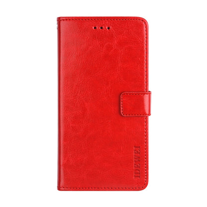 For Cubot C30 idewei Crazy Horse Texture Horizontal Flip Leather Case with Holder & Card Slots & Wallet(Red) - More Brand by idewei | Online Shopping South Africa | PMC Jewellery | Buy Now Pay Later Mobicred