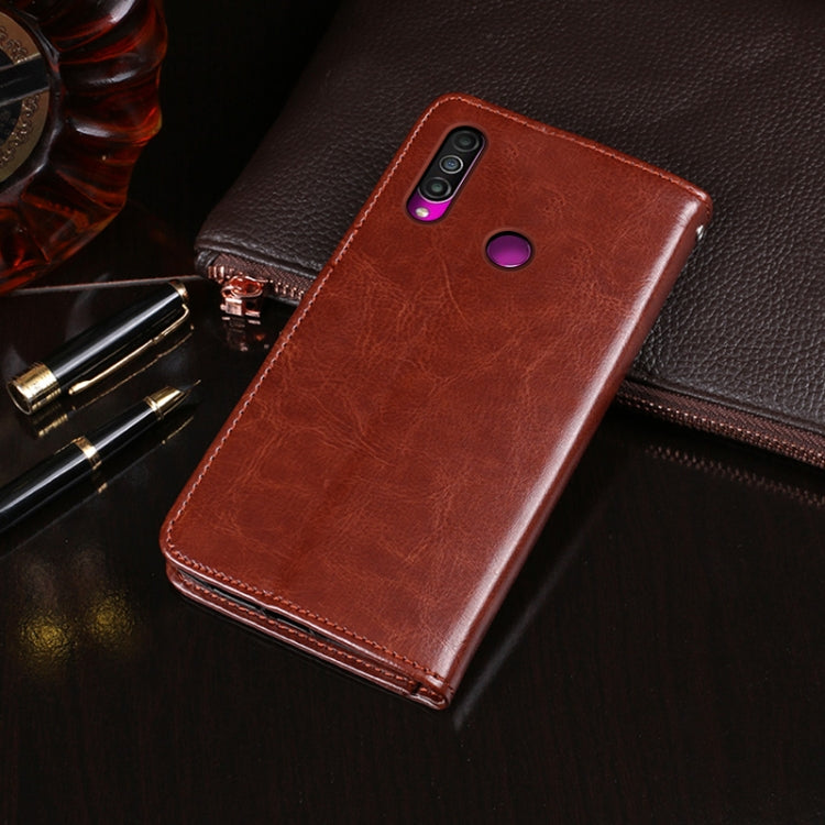 For Meizu M10 idewei Crazy Horse Texture Horizontal Flip Leather Case with Holder & Card Slots & Wallet(Red) - Meizu by idewei | Online Shopping South Africa | PMC Jewellery | Buy Now Pay Later Mobicred