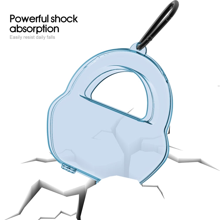 PP Jelly Color Headphone Protective Case for AirPods Max, with Hook(Black) - For AirPods Max by PMC TechLife | Online Shopping South Africa | PMC TechLife