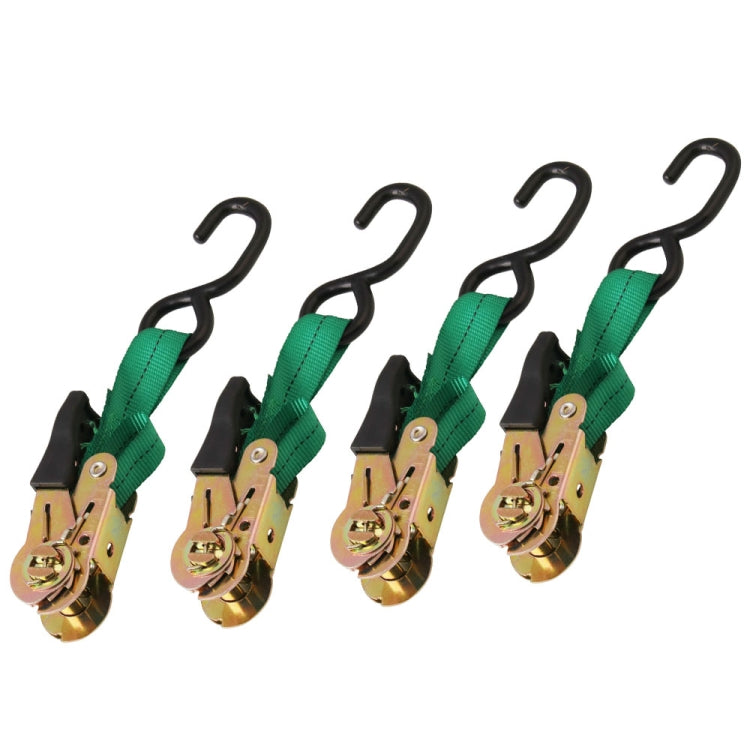 4 PCS Car / Motorcycle Ratchet Strap Tightening - Towing Bars by PMC TechLife | Online Shopping South Africa | PMC TechLife | Buy Now Pay Later Mobicred