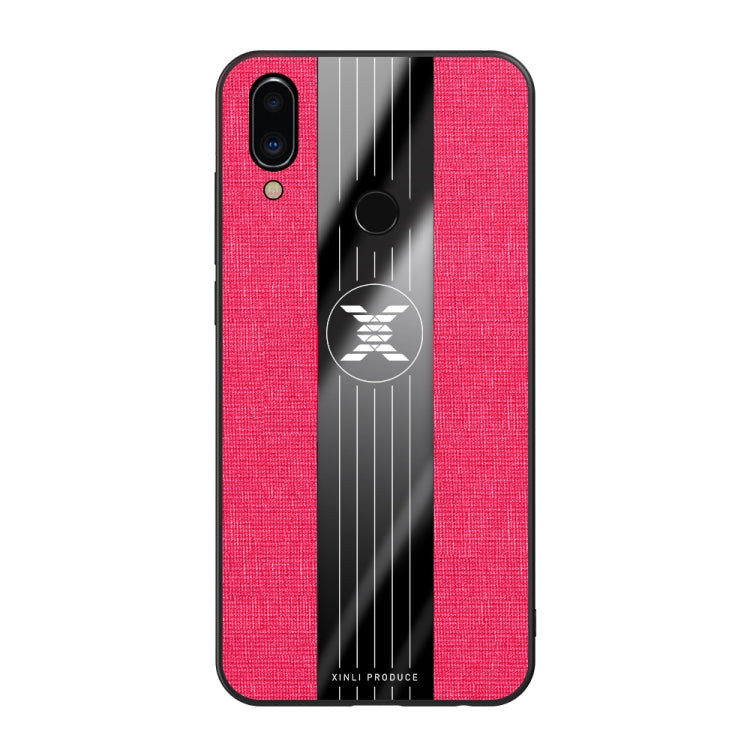 For Meizu Note 9 XINLI Stitching Cloth Texture Shockproof TPU Protective Case(Red) - Meizu by XINLI | Online Shopping South Africa | PMC Jewellery | Buy Now Pay Later Mobicred