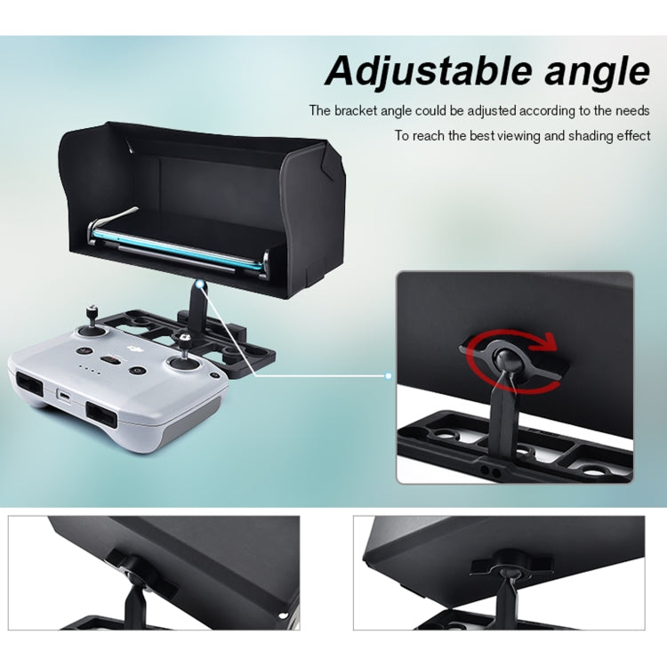 STARTRC 1108860 Foldable Controller Magnetic Sunshade with Smartphone Bracket Set for DJI Mavic Mini / Air / Air 2 / Air 2S / Mini 2(Black) - Lens Hood by STARTRC | Online Shopping South Africa | PMC Jewellery | Buy Now Pay Later Mobicred