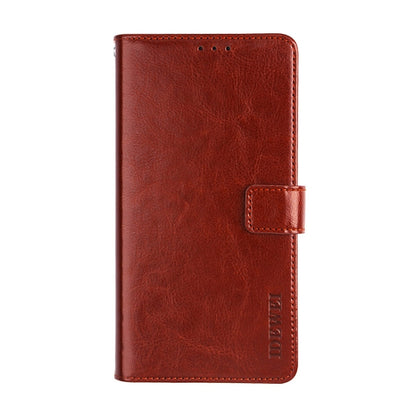 For Lenovo K12 idewei Crazy Horse Texture Horizontal Flip Leather Case with Holder & Card Slots & Wallet(Brown) - Lenovo by idewei | Online Shopping South Africa | PMC Jewellery | Buy Now Pay Later Mobicred