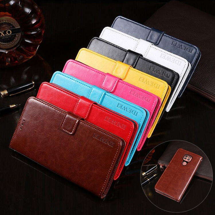 For Lenovo K12 Note idewei Crazy Horse Texture Horizontal Flip Leather Case with Holder & Card Slots & Wallet(Sky Blue) - free shipping - PMC Jewellery - Order now!