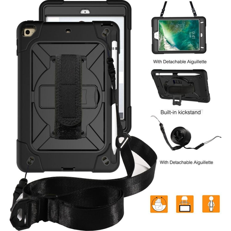 Contrast Color Silicone + PC Combination Case with Holder For iPad mini 3(Black) - iPad Mini 4 & 3 & 2 & 1 Cases by PMC TechLife | Online Shopping South Africa | PMC TechLife