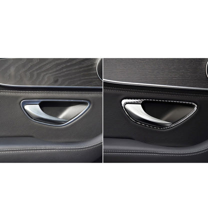 Car Carbon Fiber Door Handle Decorative Sticker for Mercedes-Benz C Class W205 2015-2018 / GLC X253 2016-2018, Left and Right Drive Universal(Solid Color) - Car Interior Mouldings by PMC Jewellery | Online Shopping South Africa | PMC Jewellery | Buy Now Pay Later Mobicred