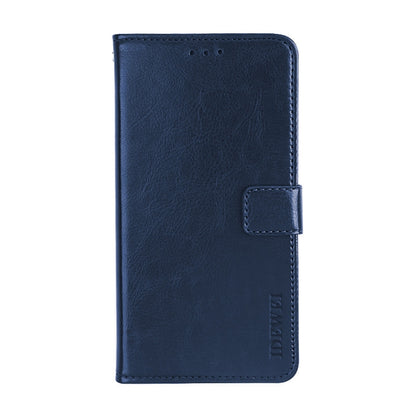 For Blackview A80 Plus idewei Crazy Horse Texture Horizontal Flip Leather Case with Holder & Card Slots & Wallet(Blue) - More Brand by idewei | Online Shopping South Africa | PMC Jewellery | Buy Now Pay Later Mobicred