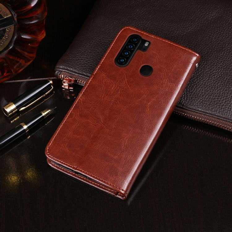 For Blackview A80 Plus idewei Crazy Horse Texture Horizontal Flip Leather Case with Holder & Card Slots & Wallet(Blue) - More Brand by idewei | Online Shopping South Africa | PMC TechLife | Buy Now Pay Later Mobicred