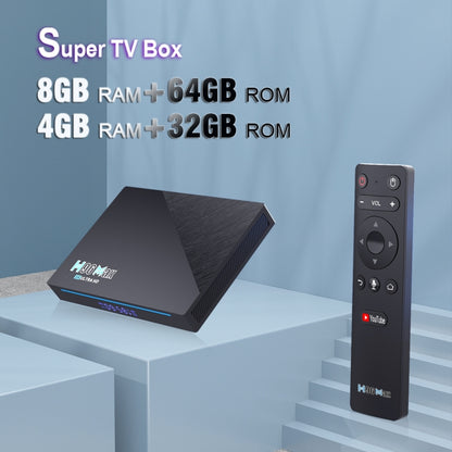 H96 Max 8K Smart TV BOX Android 11.0 Media Player with Remote Control, Quad Core RK3566, RAM: 8GB, ROM: 64GB, Dual Frequency 2.4GHz WiFi / 5G, Plug Type:US Plug - RK3566 by PMC Jewellery | Online Shopping South Africa | PMC Jewellery | Buy Now Pay Later Mobicred