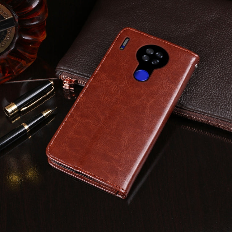 For Blackview A80S idewei Crazy Horse Texture Horizontal Flip Leather Case with Holder & Card Slots & Wallet(Brown) - More Brand by idewei | Online Shopping South Africa | PMC Jewellery