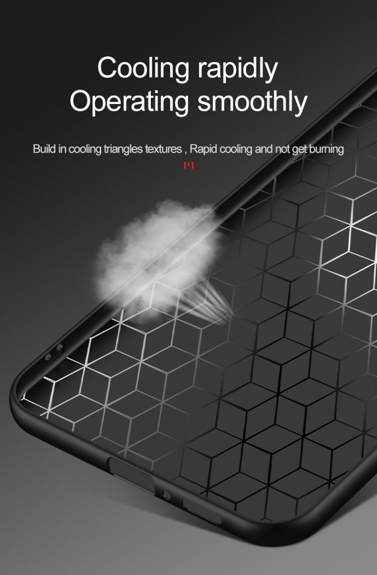 For OPPO Reno 10x Zoom XINLI Stitching Cloth Textue Shockproof TPU Protective Case(Red) - OPPO Cases by XINLI | Online Shopping South Africa | PMC TechLife | Buy Now Pay Later Mobicred