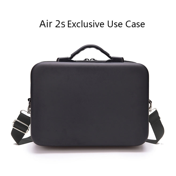 Portable Single Shoulder Storage Travel Carrying Cover Case Box with Baffle Separator for DJI Air 2S(Black + Black Liner) - Backpacks & Bags by PMC Jewellery | Online Shopping South Africa | PMC Jewellery | Buy Now Pay Later Mobicred