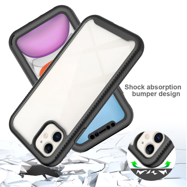 For iPhone 11 Starry Sky Solid Color Series Shockproof PC + TPU Case with PET Film (Red) - iPhone 11 Cases by PMC TechLife | Online Shopping South Africa | PMC TechLife