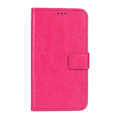 For Umidigi Bison GT idewei Crazy Horse Texture Horizontal Flip Leather Case with Holder & Card Slots & Wallet(Rose Red) - More Brand by idewei | Online Shopping South Africa | PMC Jewellery | Buy Now Pay Later Mobicred