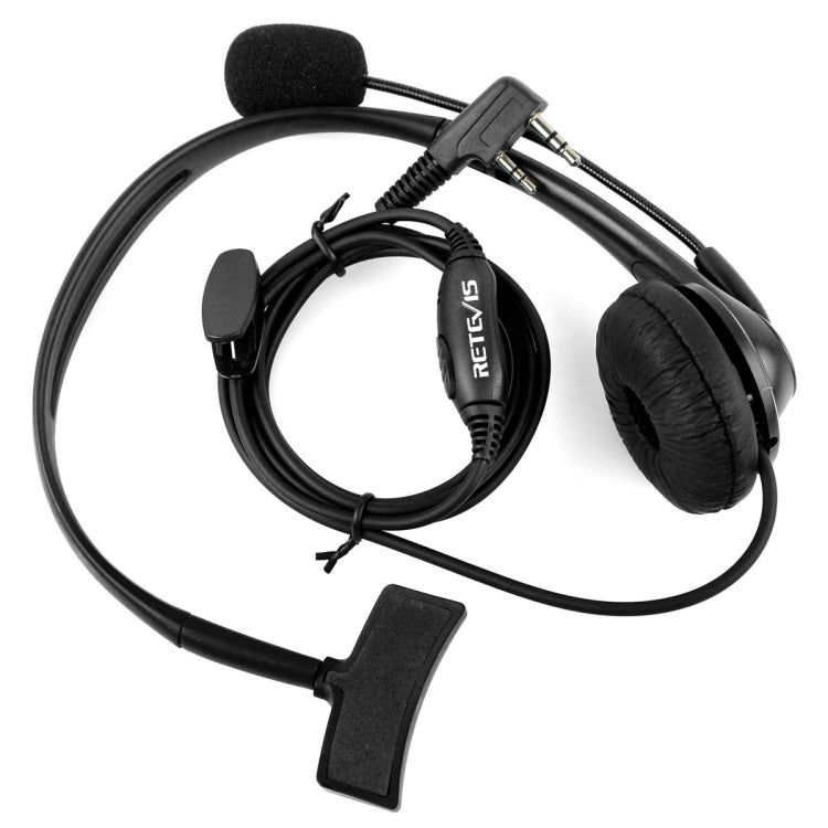 RETEVIS TK 2 Pin PTT Headphone Microphone for H-777 / RT-5R / RT-5RV / RT-B6 - Microphones & Headsets by RETEVIS | Online Shopping South Africa | PMC Jewellery