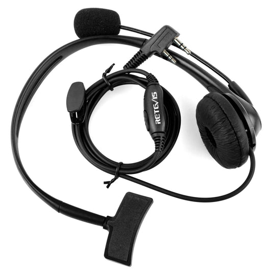 RETEVIS TK 2 Pin PTT Headphone Microphone for H-777 / RT-5R / RT-5RV / RT-B6 - Microphones & Headsets by RETEVIS | Online Shopping South Africa | PMC Jewellery