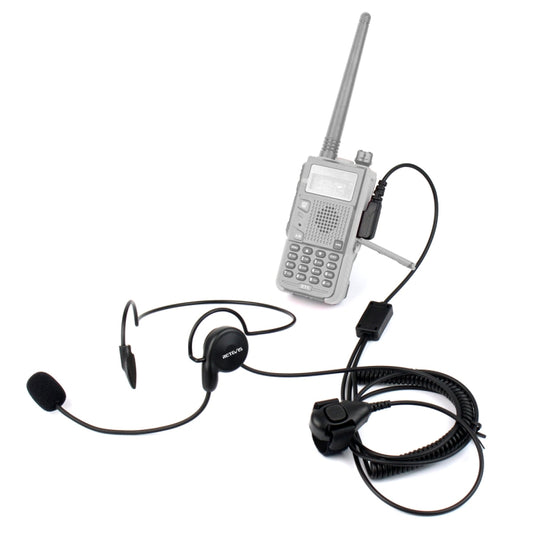 RETEVIS K-C2F 2 Pin PTT Finger Back-hanging Earphone Microphone for H-777/RT-5R/ 888s/UV5R - Microphones & Headsets by RETEVIS | Online Shopping South Africa | PMC Jewellery | Buy Now Pay Later Mobicred