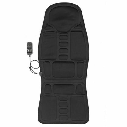 5 Massage Heads 8 Modes Car / Household Multifunctional Whole Body Cervical Massage Seat Cushion, Plug Type:EU Plug(Black) - Seat Accessories by PMC Jewellery | Online Shopping South Africa | PMC Jewellery | Buy Now Pay Later Mobicred