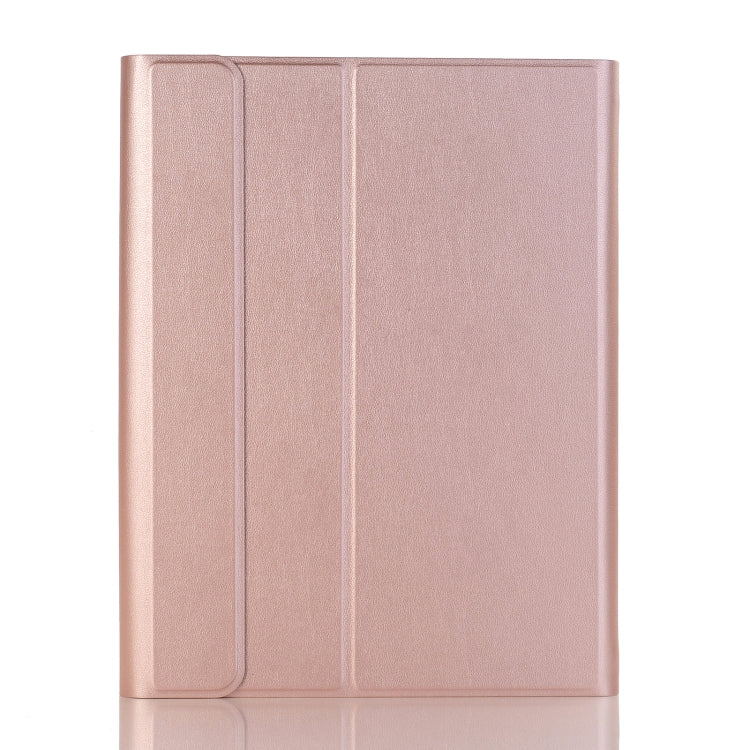YA11B-A 2021 Detachable Lambskin Texture Round Keycap Bluetooth Keyboard Leather Tablet Case with Touch Control & Pen Slot & Stand For iPad Pro 11 (2021)(Rose Gold) - For iPad Pro by PMC TechLife | Online Shopping South Africa | PMC TechLife