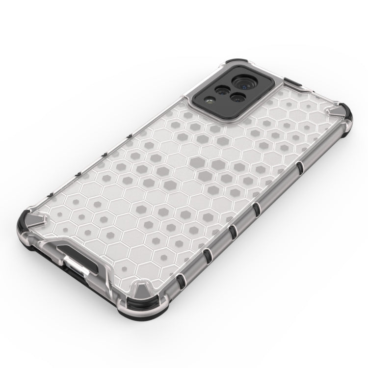 For vivo V21 Shockproof Honeycomb PC + TPU Case(Red) - vivo Cases by PMC TechLife | Online Shopping South Africa | PMC TechLife | Buy Now Pay Later Mobicred