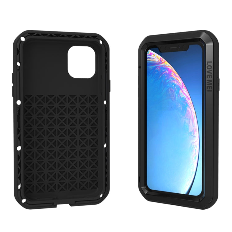 For iPhone 11 LOVE MEI Metal Shockproof Waterproof Dustproof Protective Case(Silver) - iPhone 11 Cases by LOVE MEI | Online Shopping South Africa | PMC Jewellery | Buy Now Pay Later Mobicred