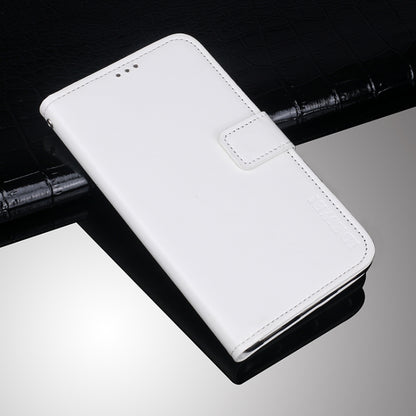 For Oukitel C23 Pro idewei Crazy Horse Texture Horizontal Flip Leather Case with Holder & Card Slots & Wallet(White) - More Brand by idewei | Online Shopping South Africa | PMC Jewellery | Buy Now Pay Later Mobicred