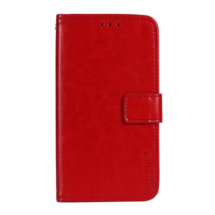 For TCL 20 Pro 5G idewei Crazy Horse Texture Horizontal Flip Leather Case with Holder & Card Slots & Wallet(Red) - More Brand by idewei | Online Shopping South Africa | PMC Jewellery | Buy Now Pay Later Mobicred