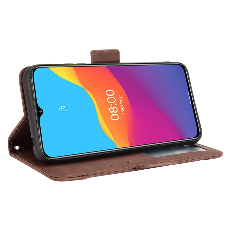 For Ulefone Note 10 Skin Feel Calf Pattern Horizontal Flip Leather Case with Holder & Card Slots & Photo Frame(Brown) - Ulefone Cases by PMC Jewellery | Online Shopping South Africa | PMC Jewellery | Buy Now Pay Later Mobicred