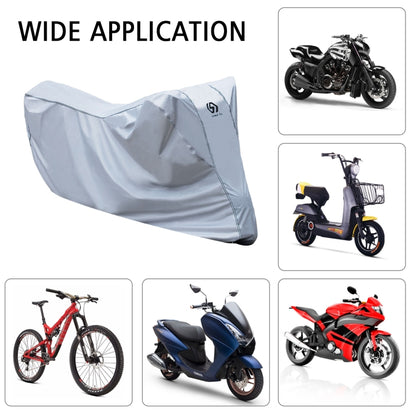 WUPP CS-1410B4 Motorcycle Thickened Oxford Cloth All-inclusive Waterproof Sun-proof Protective Cover, Size:XL(Silver) - Protective Gear by WUPP | Online Shopping South Africa | PMC Jewellery | Buy Now Pay Later Mobicred